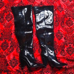 COPY - Thigh high vinyl boots